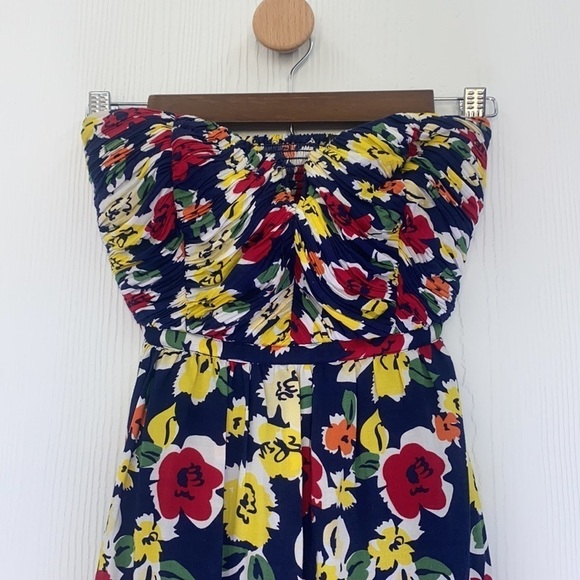 Urban Outfitters - Kimchi Blue Floral Strapless Mini Dress Size XS - Picture 3 of 13